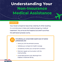 Non-insurance medical assistance services